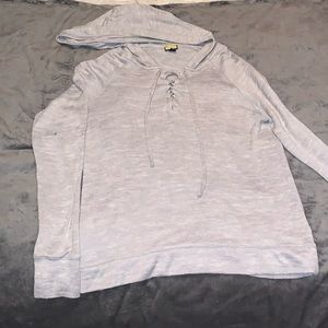 Aeropostale Lace Up Hoodie